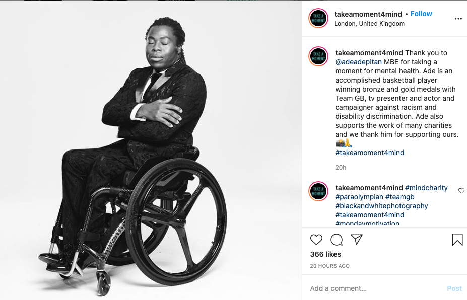 Take a moment 4 mind featuring Ade Adepitan MBE