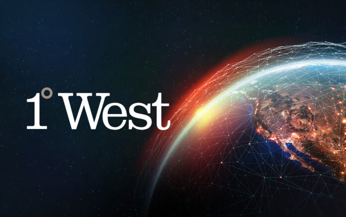 1 Degree West logo