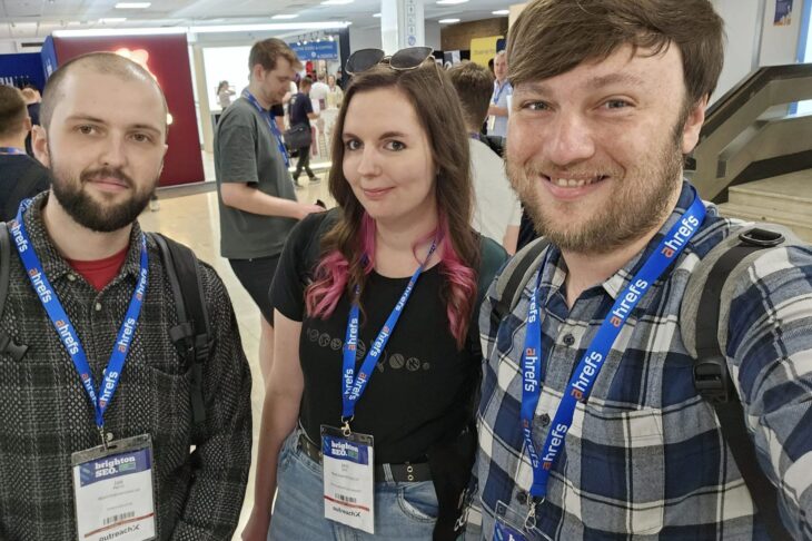 wyatt employees at BrightonSEO