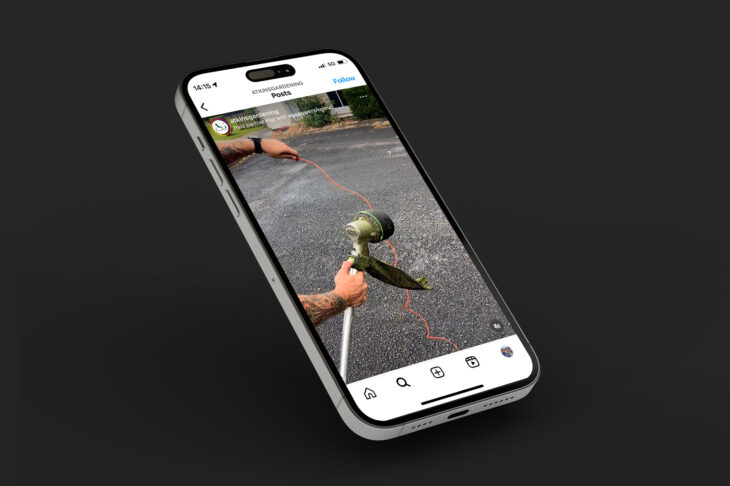 EGO battery powered tools Instagram reel