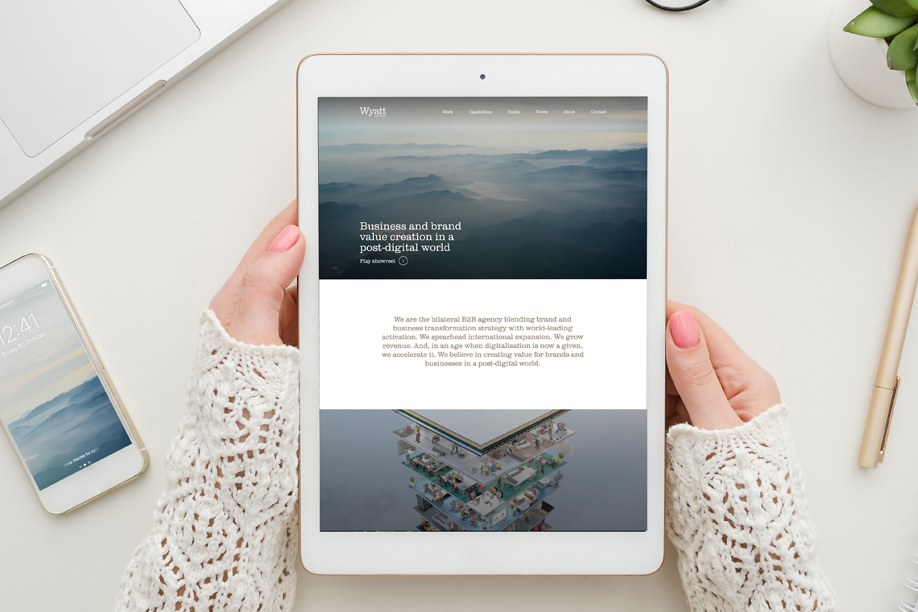 Creating value in construction in a post-digital world. - Wyatt website ipad 4 Twitter 918x612 1