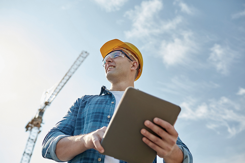 Embracing digital change in construction - construction worker